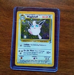 Original 1999 Wigglytuff Holographic Pokemon Card